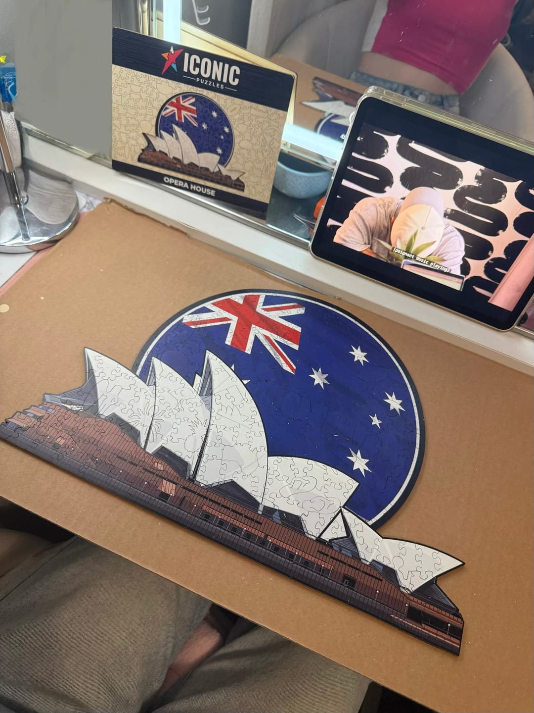 Customer photo review of Sydney Opera House - Wooden Puzzle