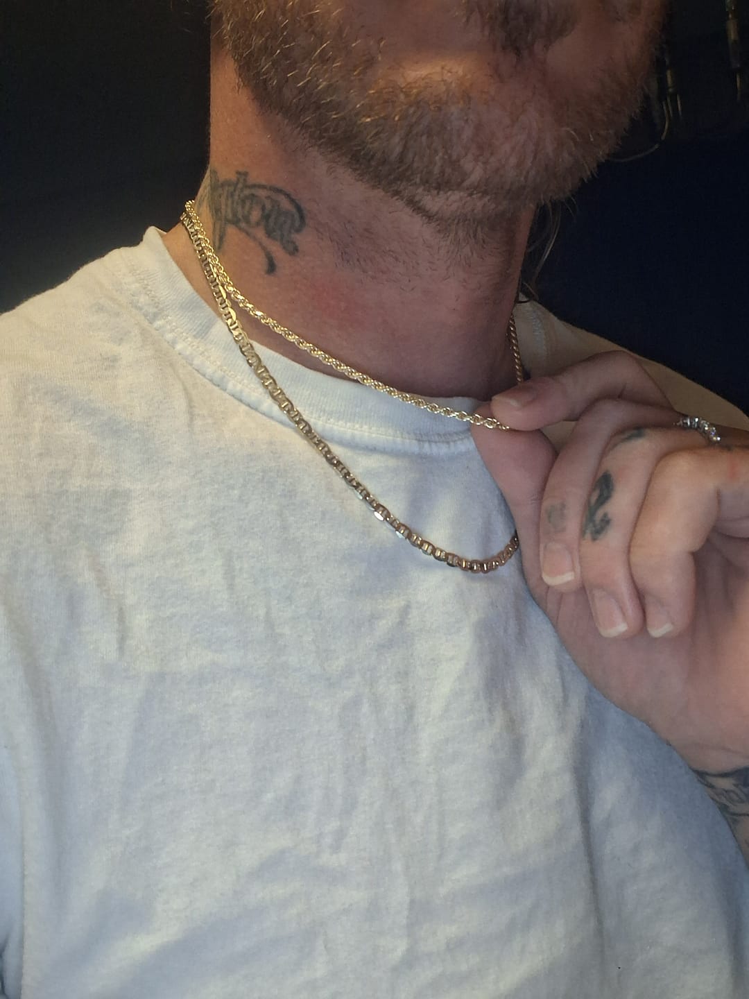 Customer photo review of ROPE 14K Gold Vermeil Chain 925