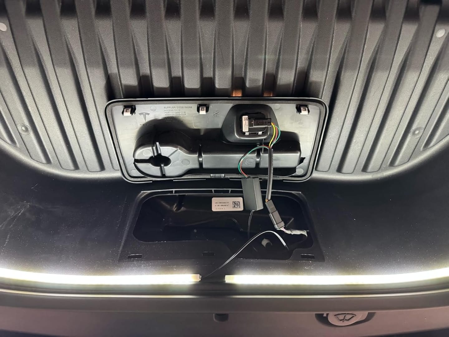 Customer photo review of BOLTHUT™ LED Trunk Light Strip — Auto-On Cargo Lighting