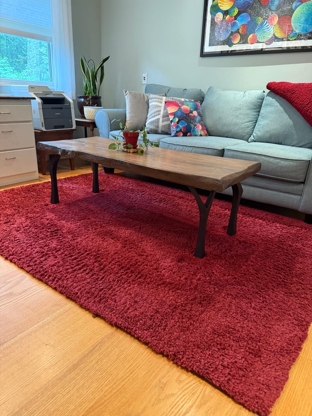 Customer photo review of Bench Legs 118 Faras 16" H Modern Steel Furniture