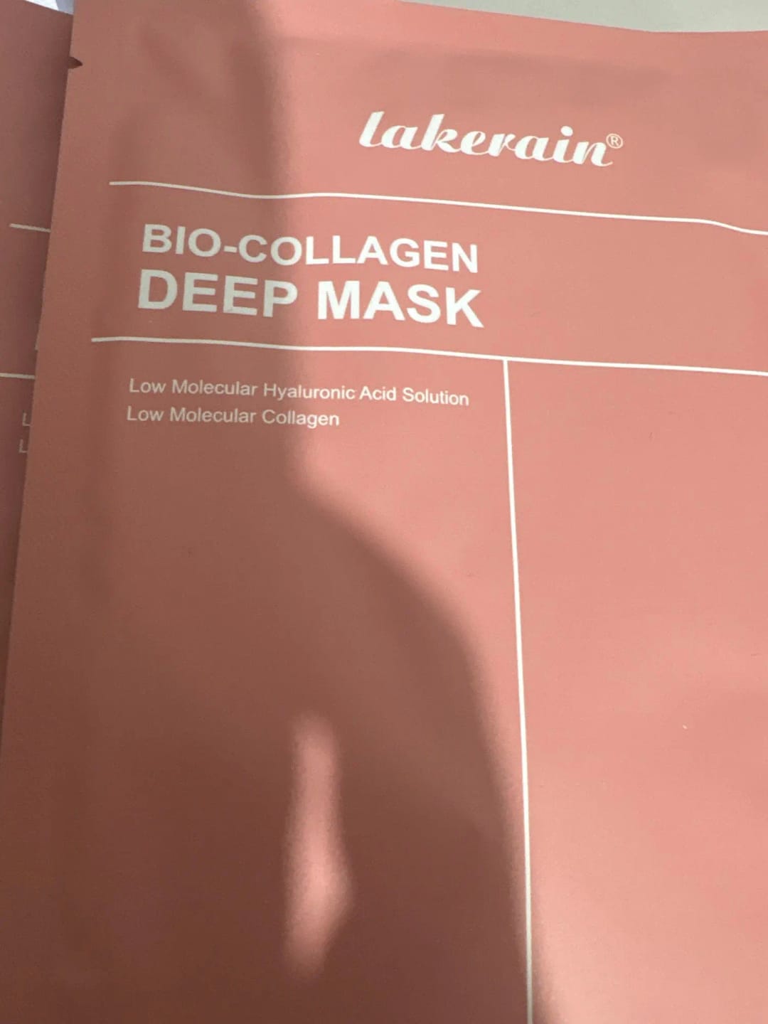 Customer photo review of Bio-Collagen Deep Face Mask
