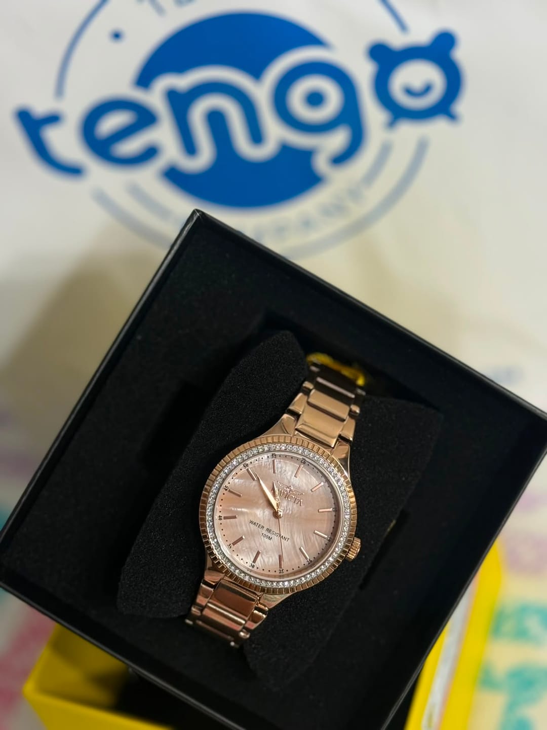 Customer photo review of Reloj Elegante Para Mujer Invicta Angel 50647 - Oro Rosa