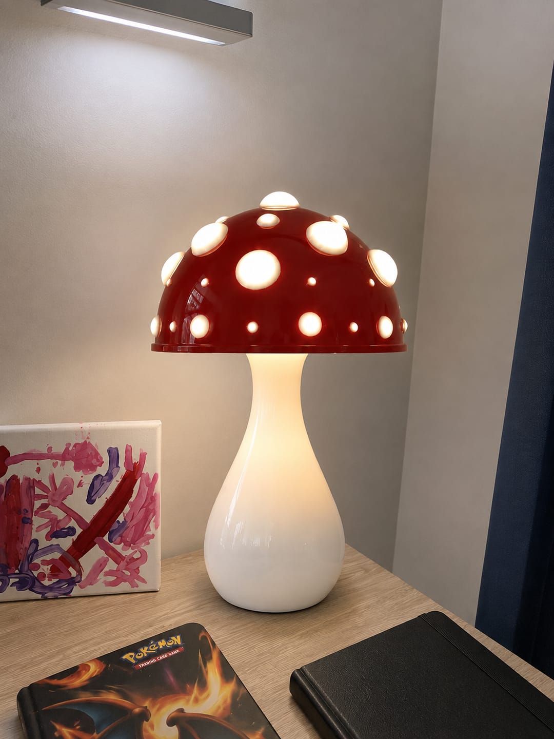 Customer photo review of Designer Mushroom Table Lamp