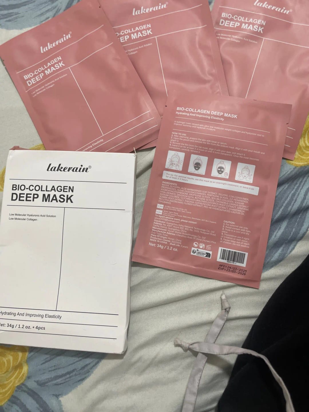 Customer photo review of Bio-Collagen Deep Face Mask