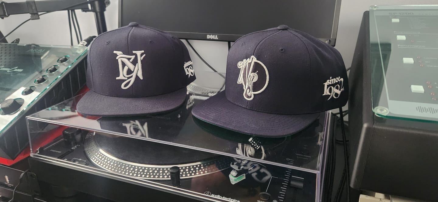 Customer photo review of Navy Since NY Records Snapback