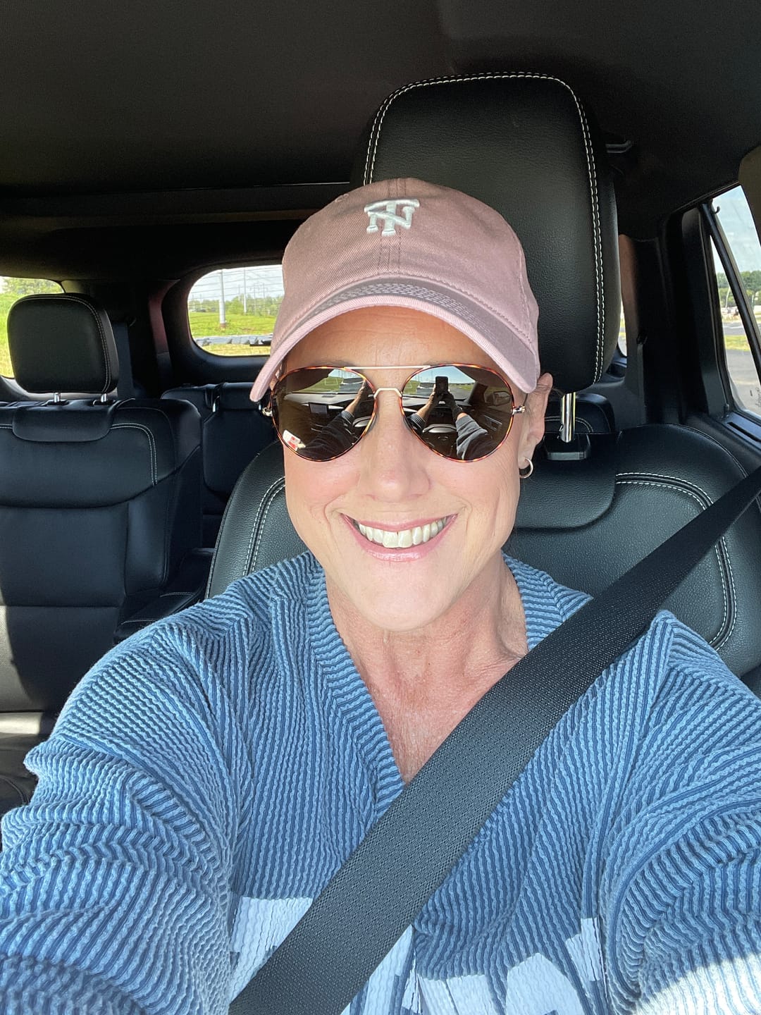 Customer photo review of The TN Hat™ – The Smoky Rose