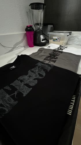Customer photo review of Smoke Lightweight Tee Three Pack