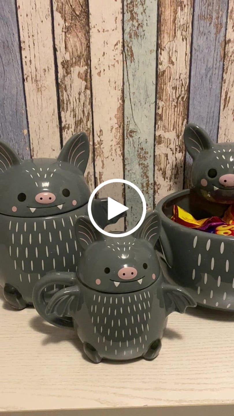 Customer video review of Fledermaus Schale – Große Keramik-Servierschale für Snacks & Süßes