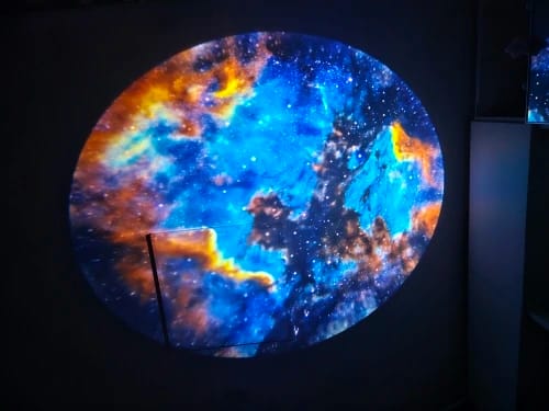 Customer photo review of Starry Sky Galaxy Projector