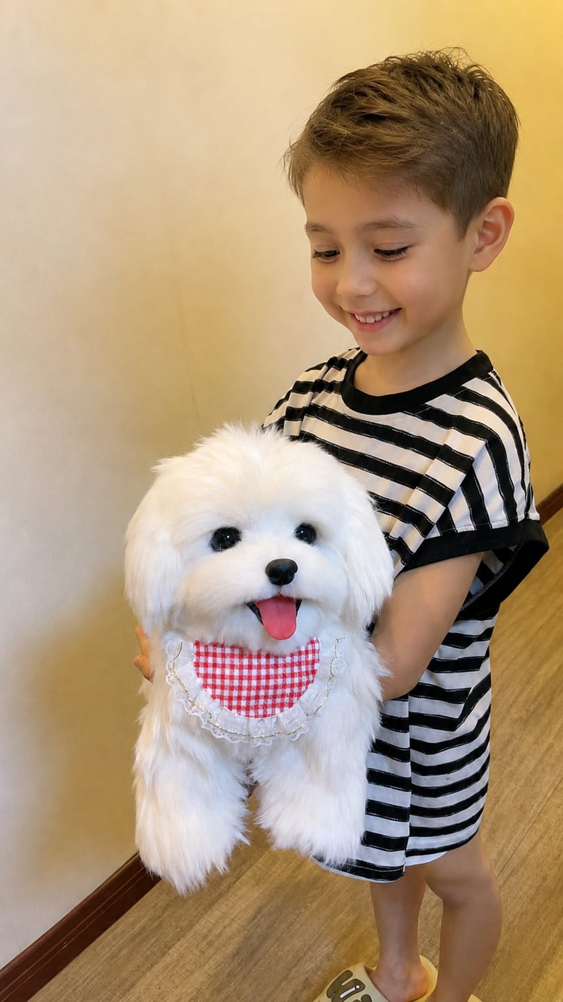 Customer photo review of Customized realistic pet plush toys