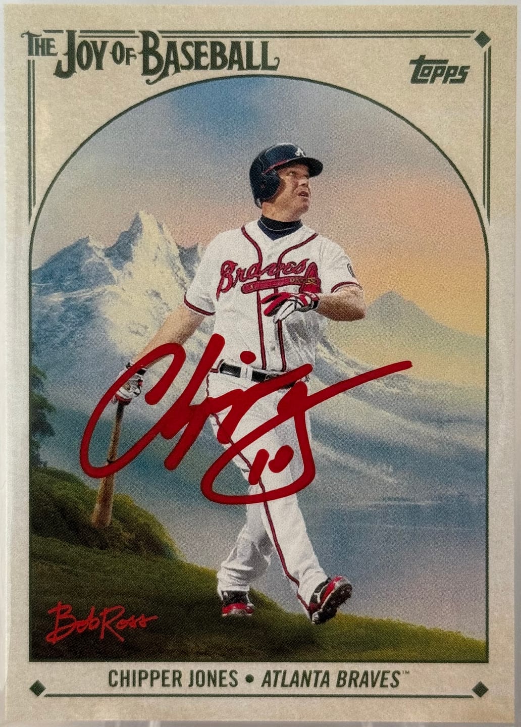 Customer photo review of Chipper Jones Autograph Signing