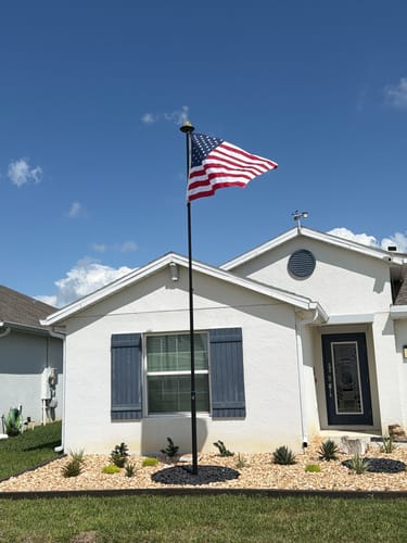 Customer photo review of 4' x 6' American Flag