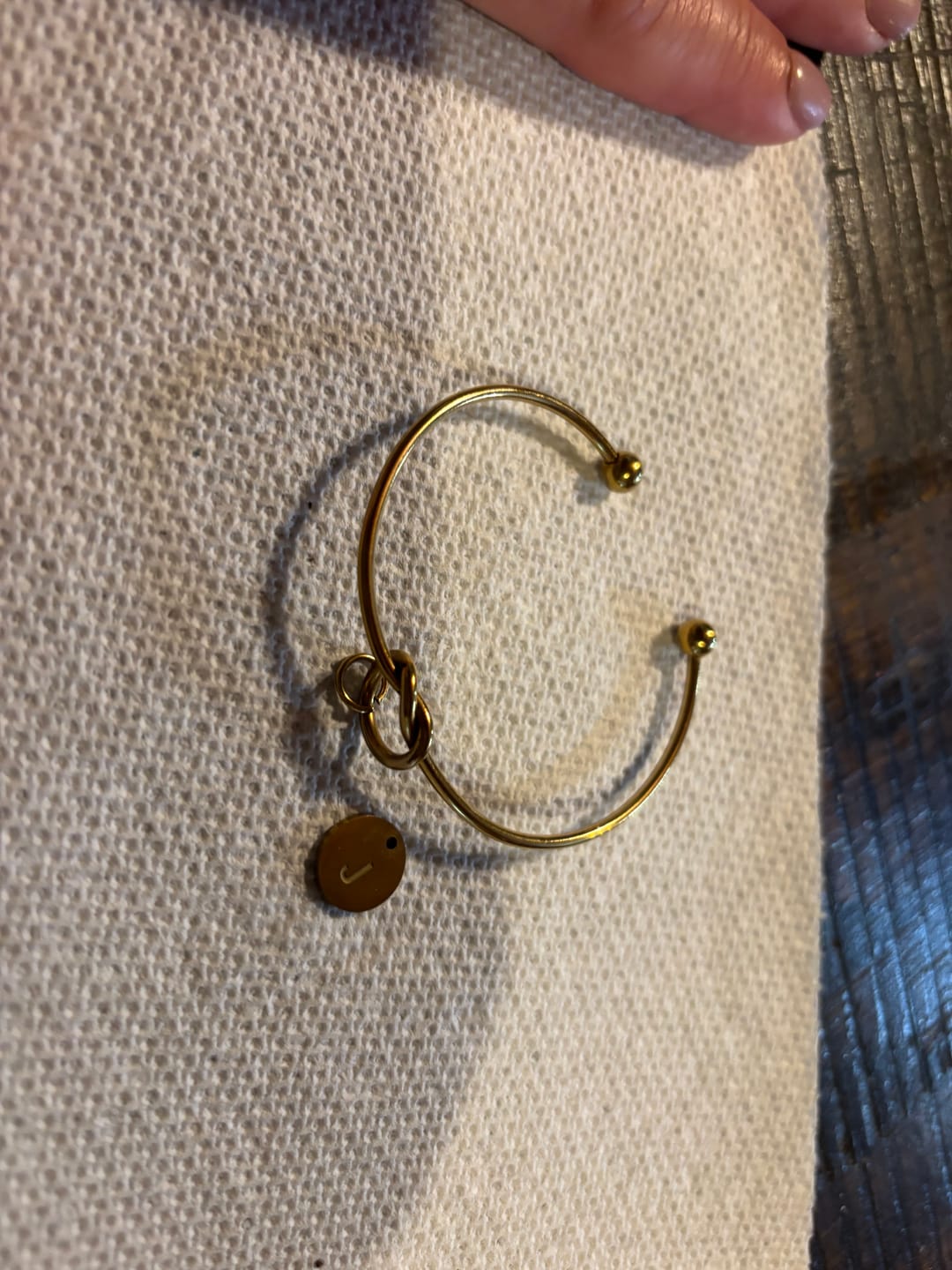 Customer photo review of Rosa® Infinity Bangle Bracelet