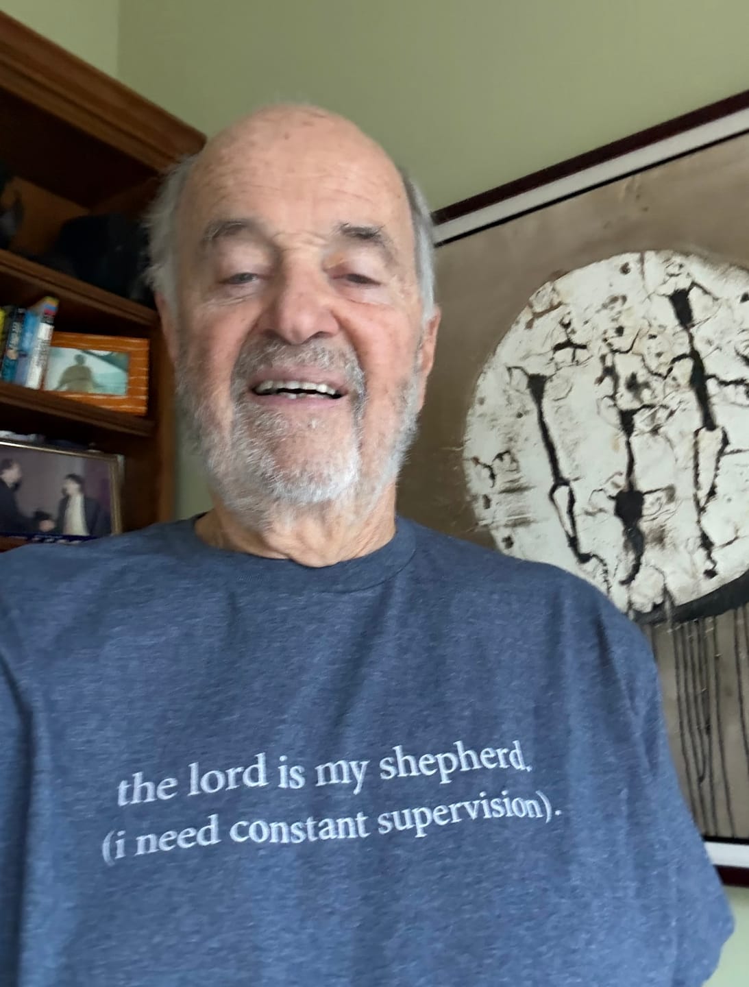 Customer photo review of Constant Supervision T-Shirt