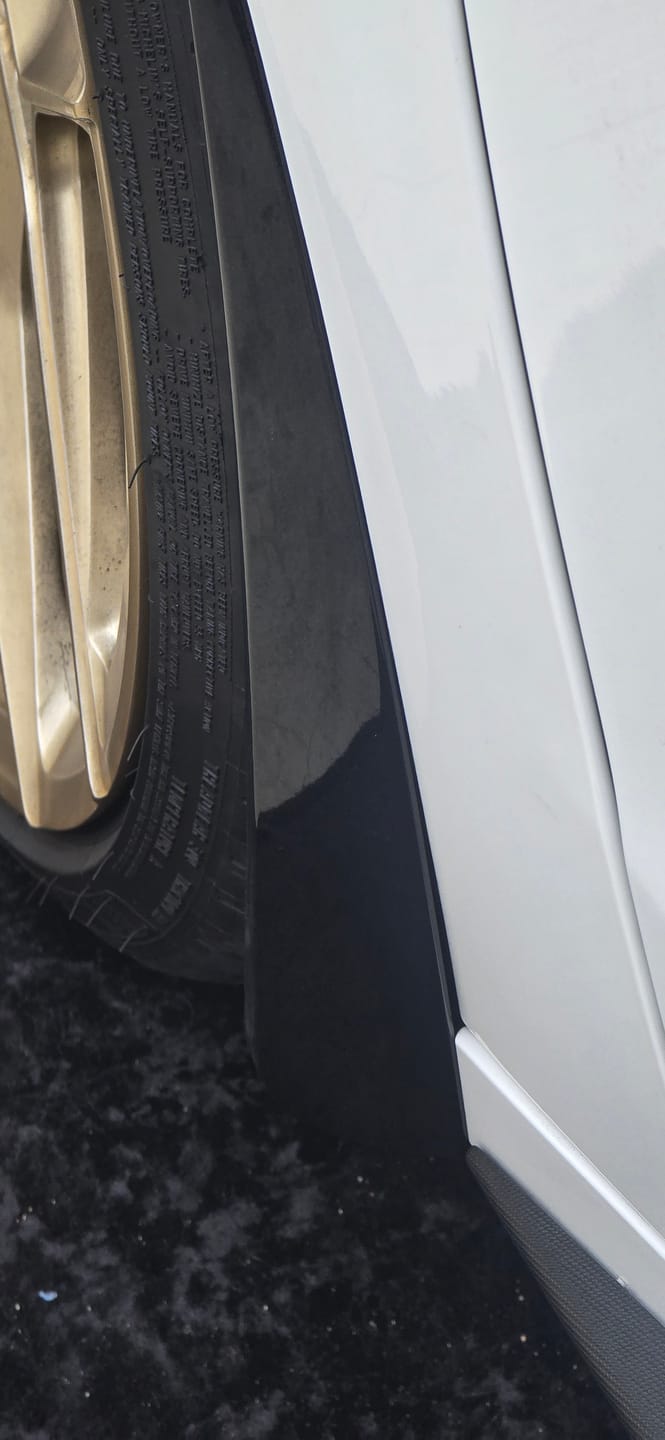 Customer photo review of Corvette C8 Stingray XL Extended Splash Guard