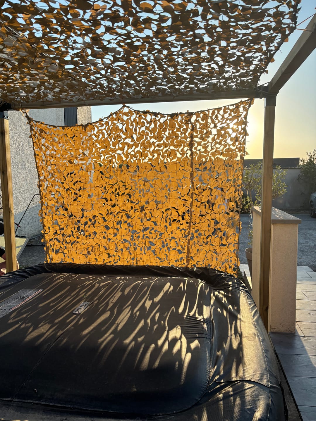 Customer photo review of Filet de camouflage renforcé sable