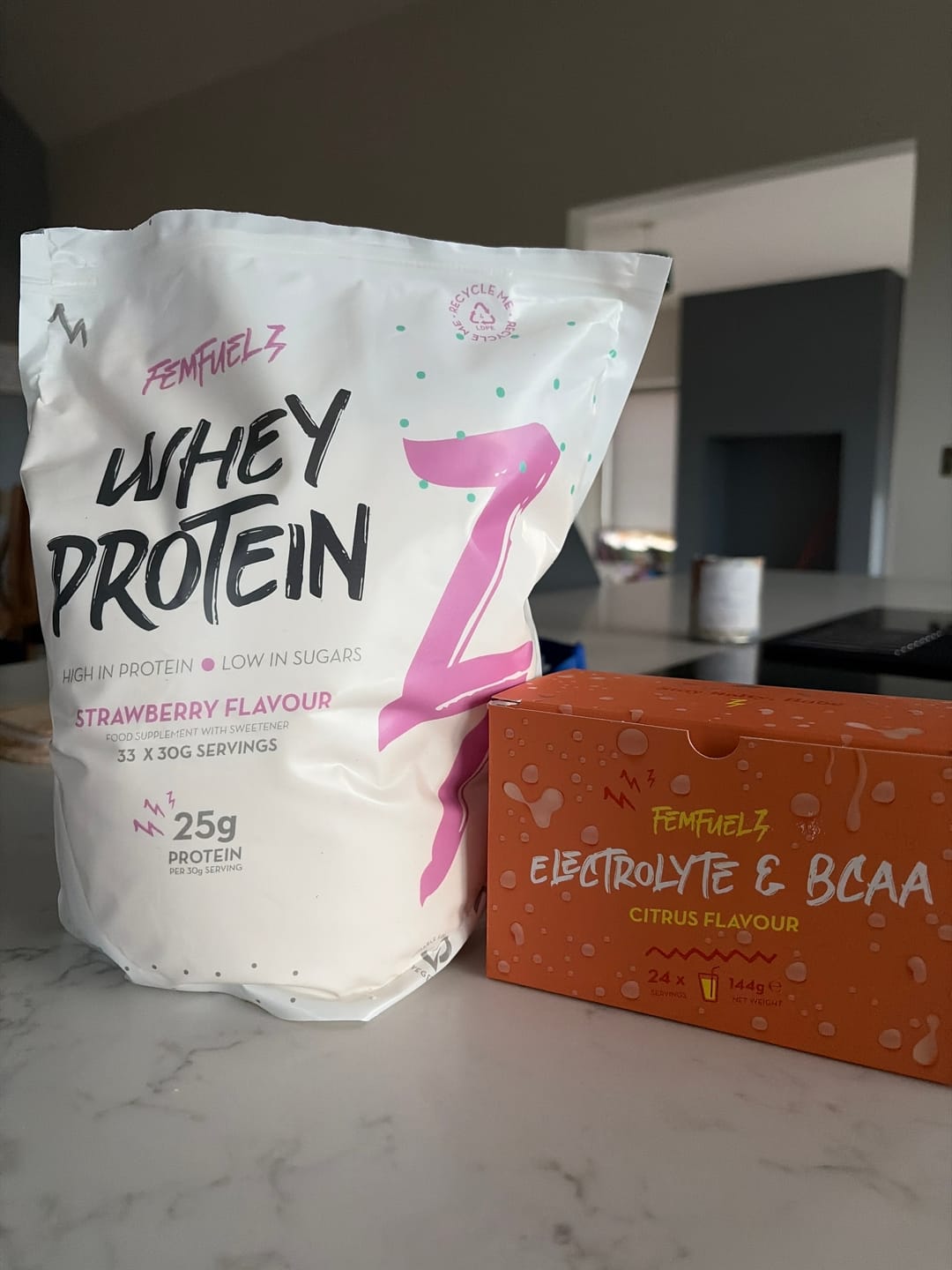 Customer photo review of Protein & Electrolyte Bundle