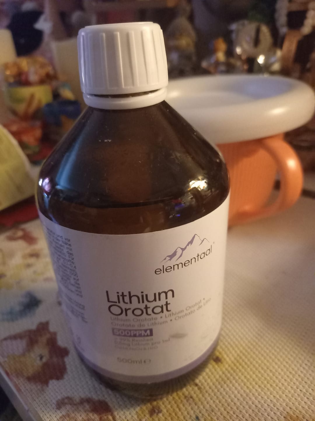 Customer photo review of Elementaal® Lithium Orotat | inkl. Dosierspritze, Messbecher & Pipette