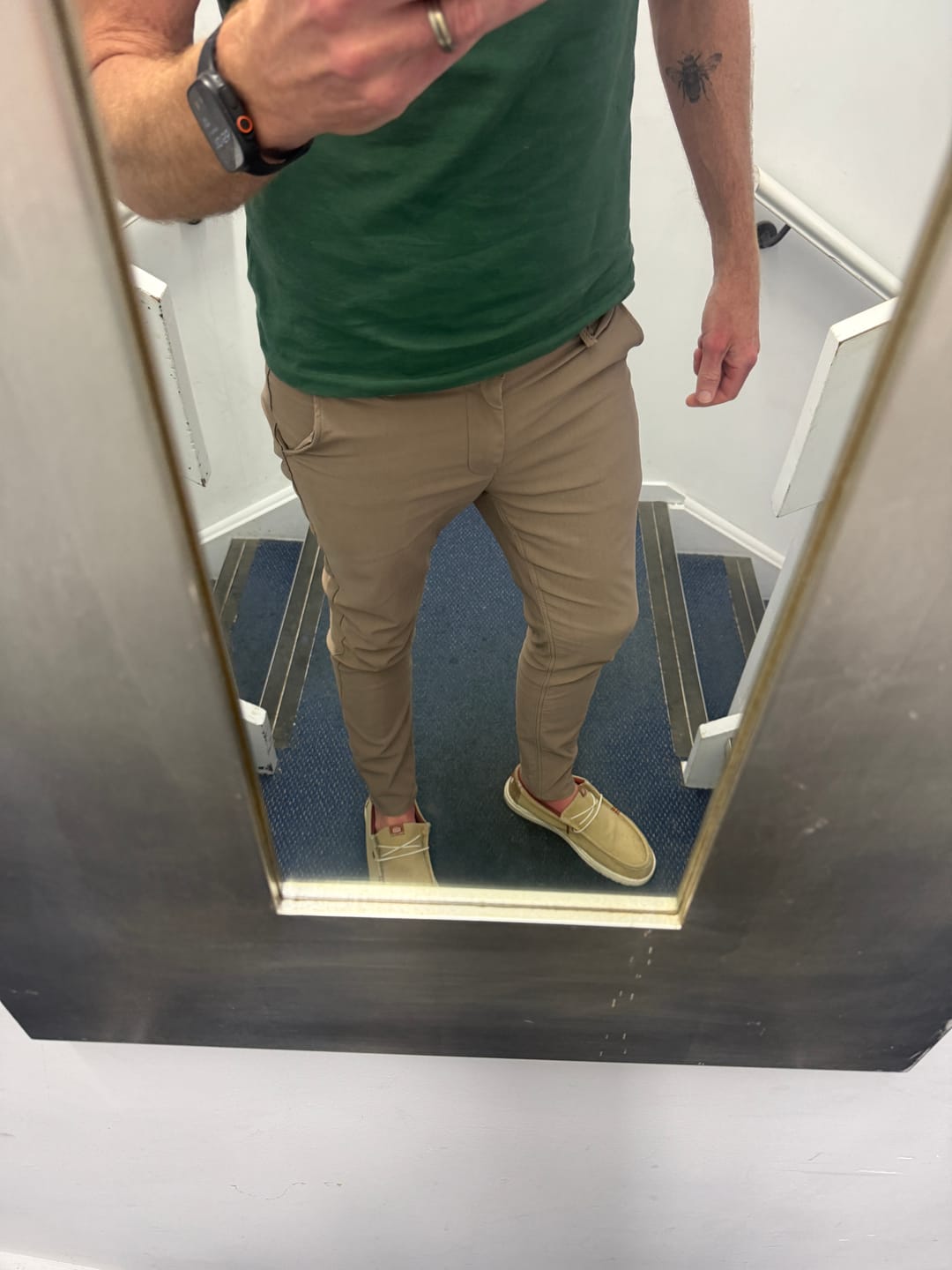 Customer photo review of Khaki Slim Fit Chino