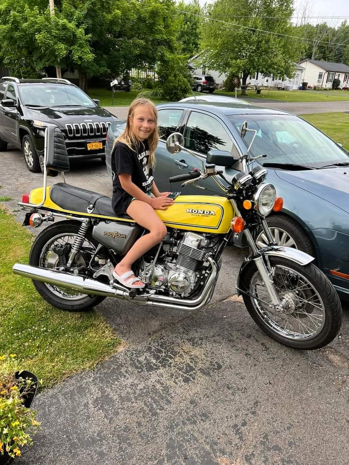 Customer photo review of 1975-76 Honda CB750F Rear Friction Pad Set ~ Replaces 43211-431-673