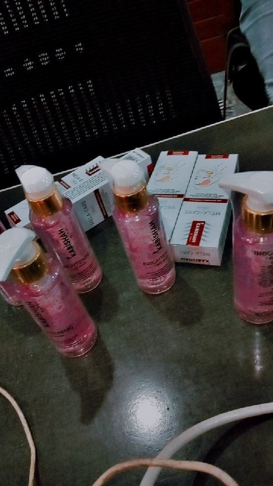Customer photo review of Mela Care Advanced Brightening Cream
