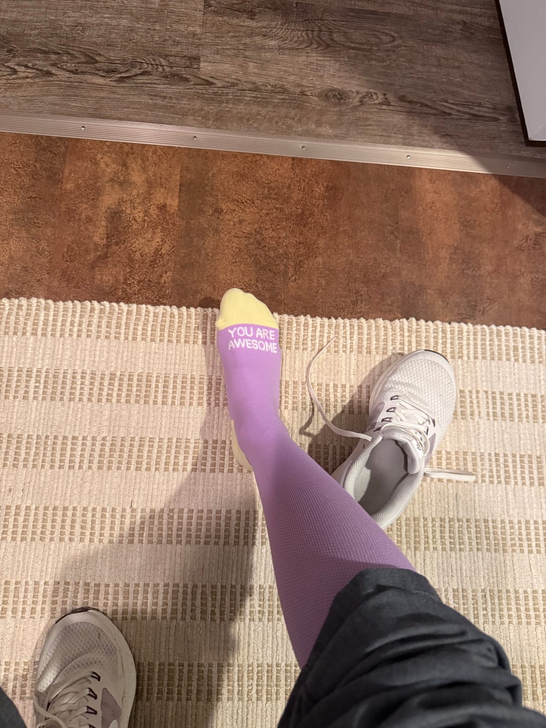 Customer photo review of NurseStrong Performance Compression Socks