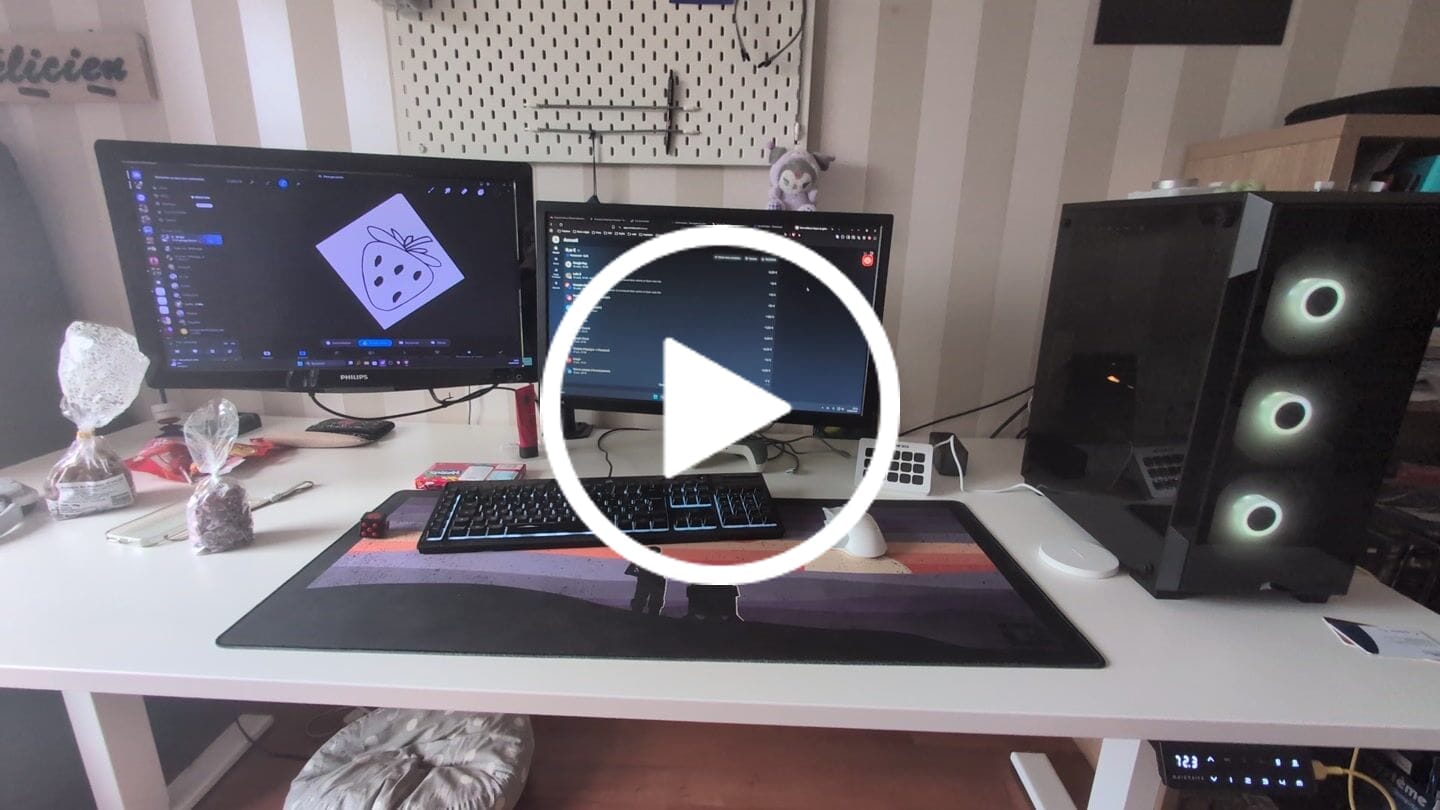 Customer video review of Maidesite T2 Pro - Châssis réglable en hauteur électriquement