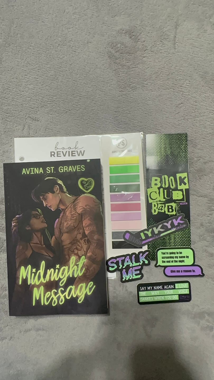 Customer photo review of good girl book club subscription