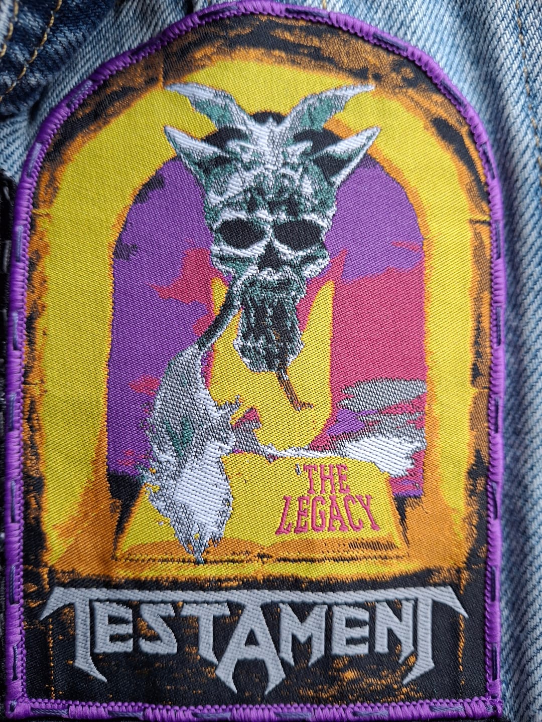 Customer photo review of Testament - The Legacy - Patch