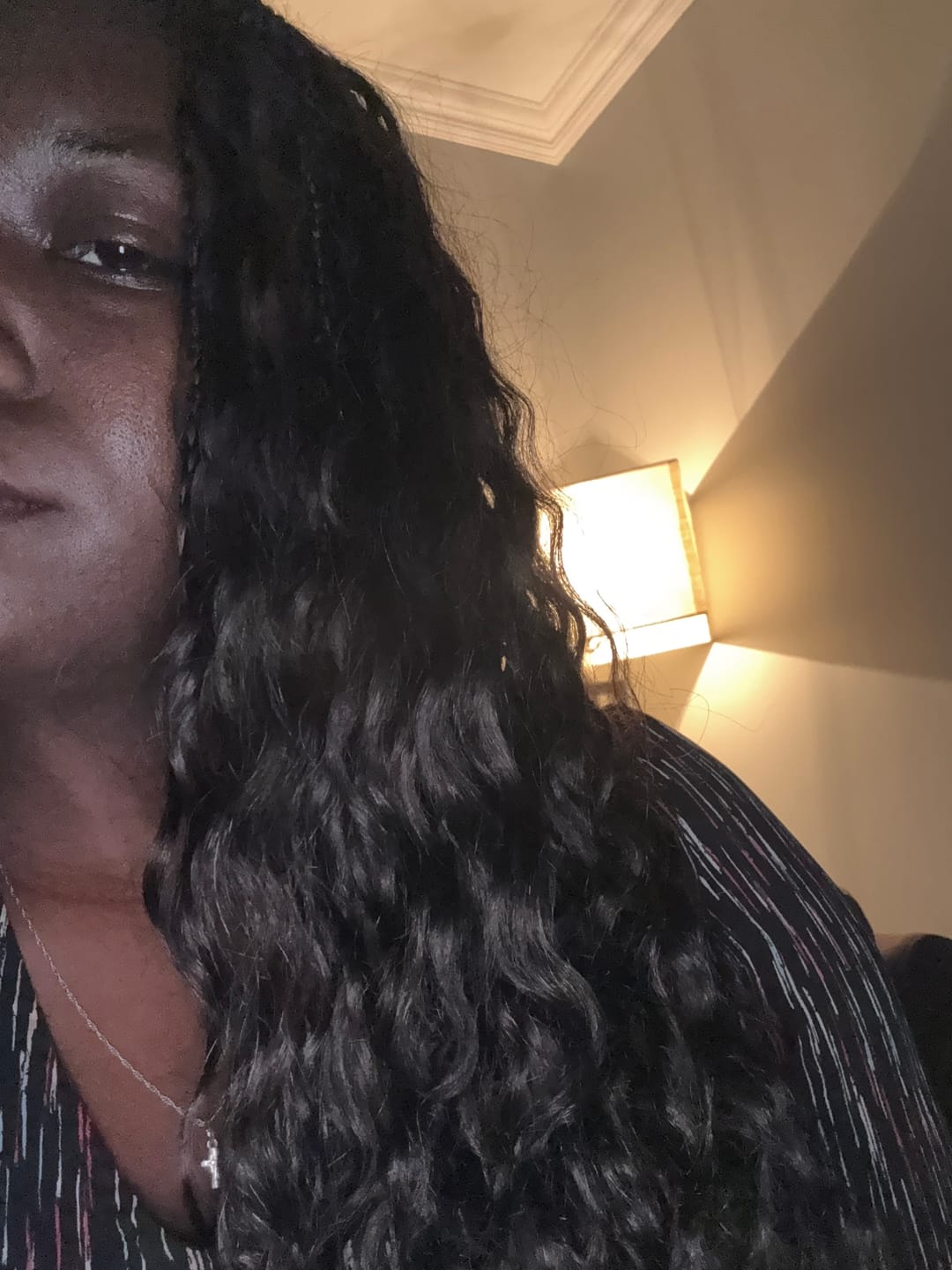 Customer photo review of Ywigs Loose Deep Wave Human Crochet Hair for Miracle Knots