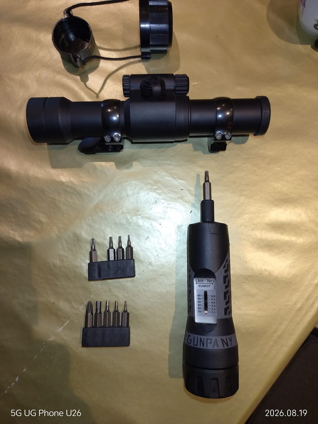 Customer photo review of Vector Optics SCTK-04 Drehmoment-Schraubenzieher 1,1-6,8Nm