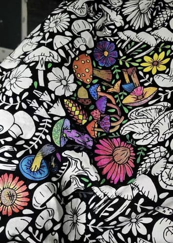 Customer photo review of Custom Blanket - For Adults - DIY Drawing with Markers