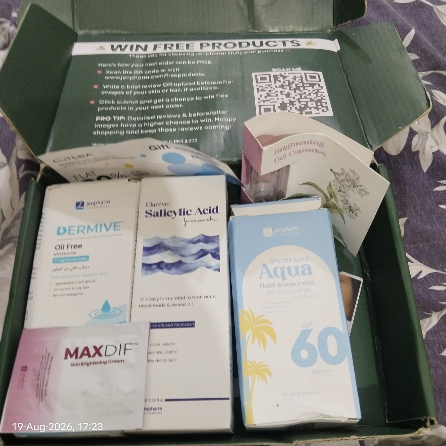 Customer photo review of Spectra Block Aqua Fluid Sunscreen SPF 60 PA+++
