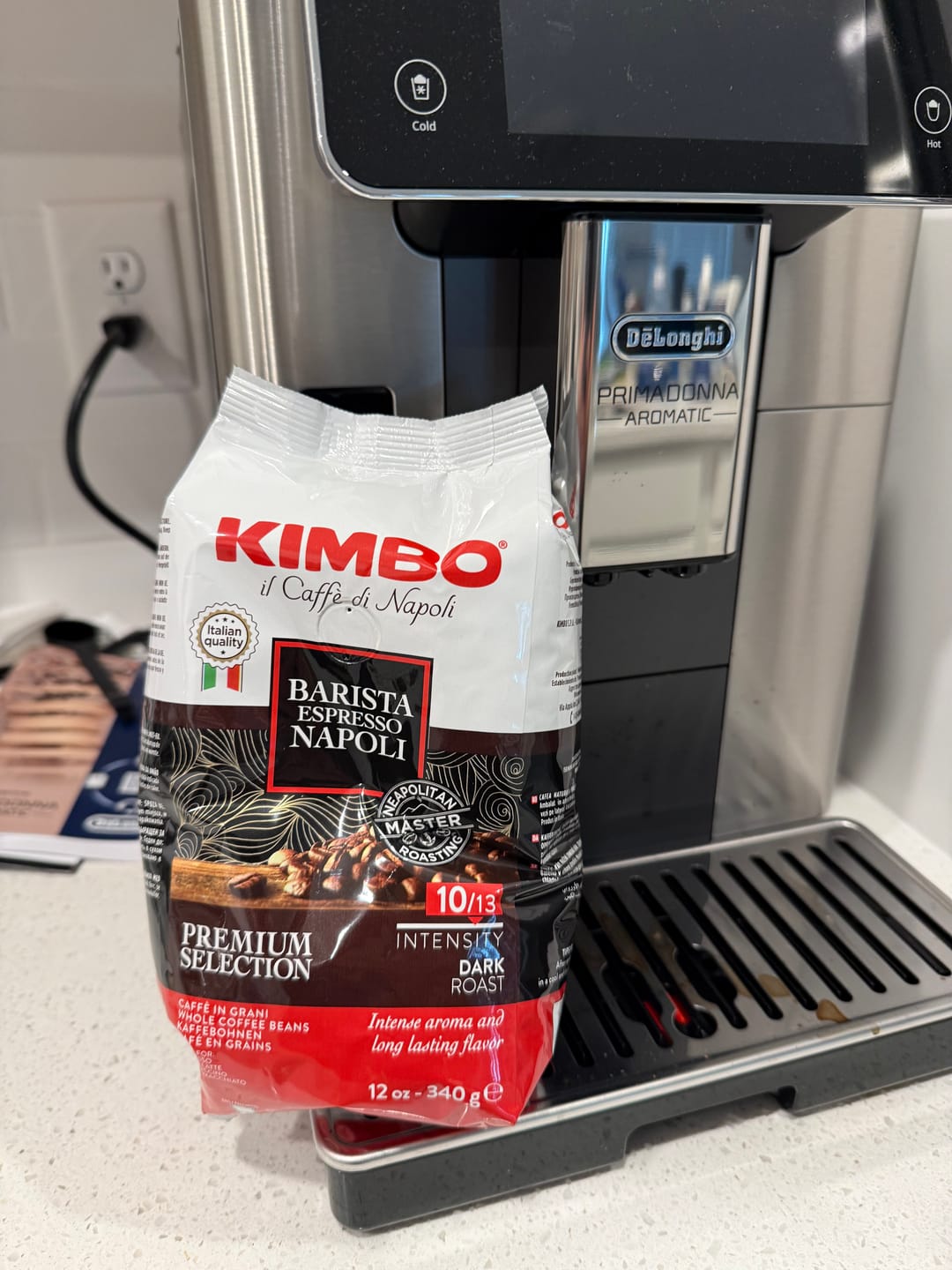 Customer photo review of Napoli Whole Bean Coffee - 12oz Bag