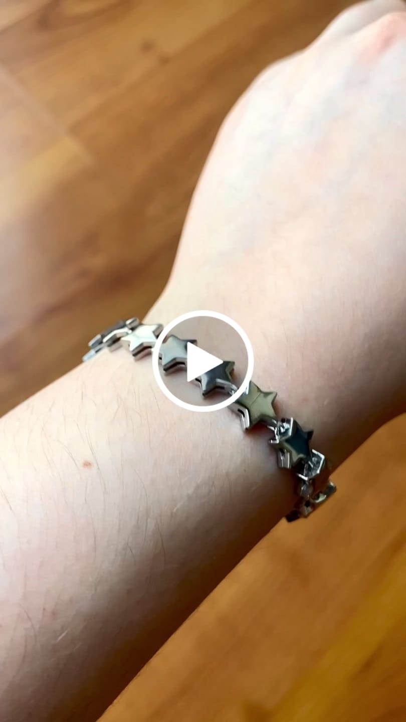 Customer video review of Pulsera Star Plata