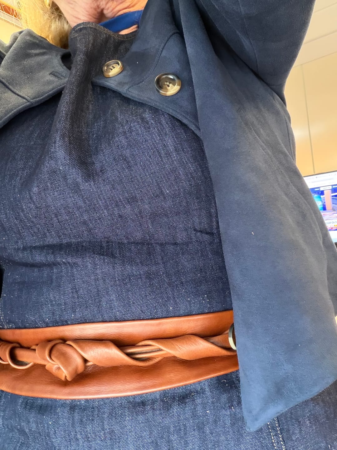 Customer photo review of Wrap Leather Belt