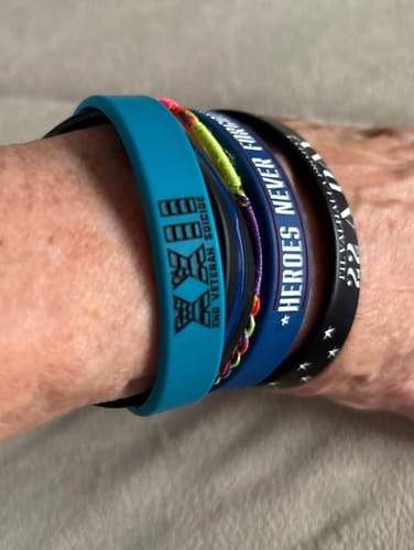 Customer photo review of 22 A Day Memorial Bracelet