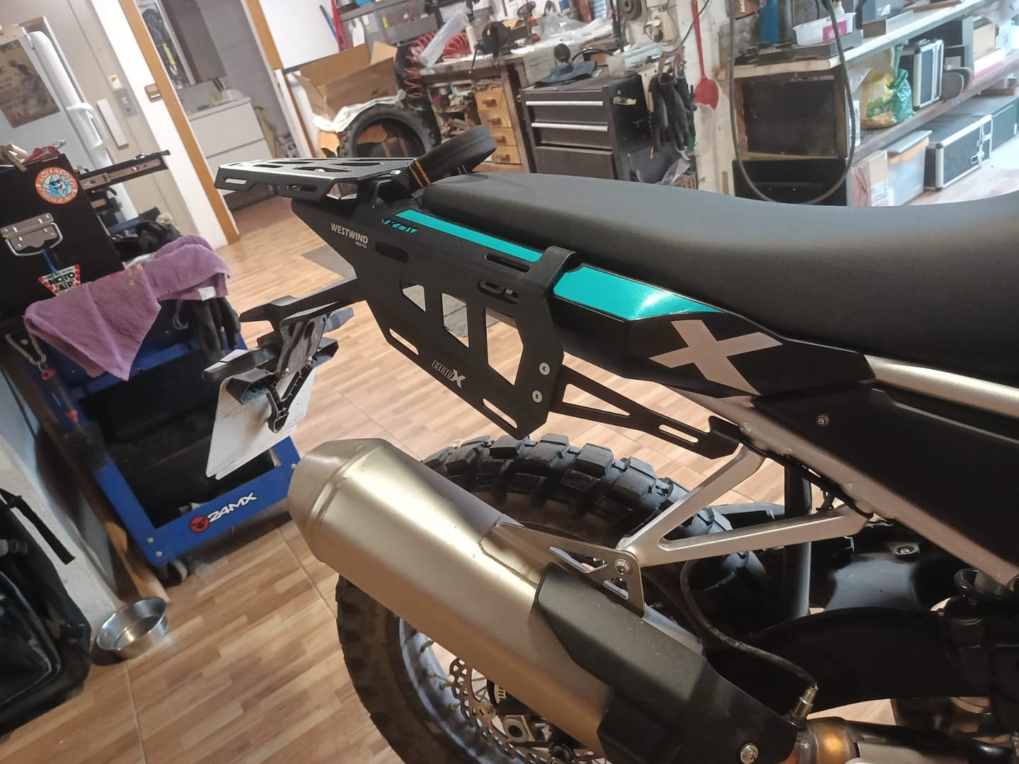Customer photo review of Kove 800X/800X Rally Luggage Rack