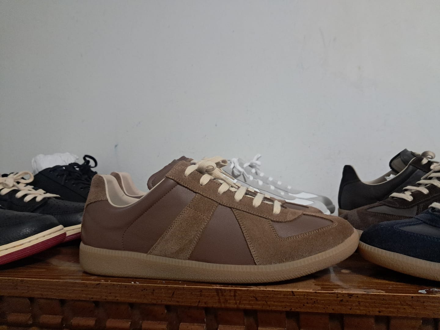 Customer photo review of Maison Margiela German Army Trainer (GAT) Brown Sneaker