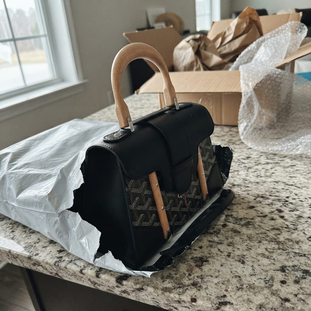 Customer photo review of Monté City Satchel