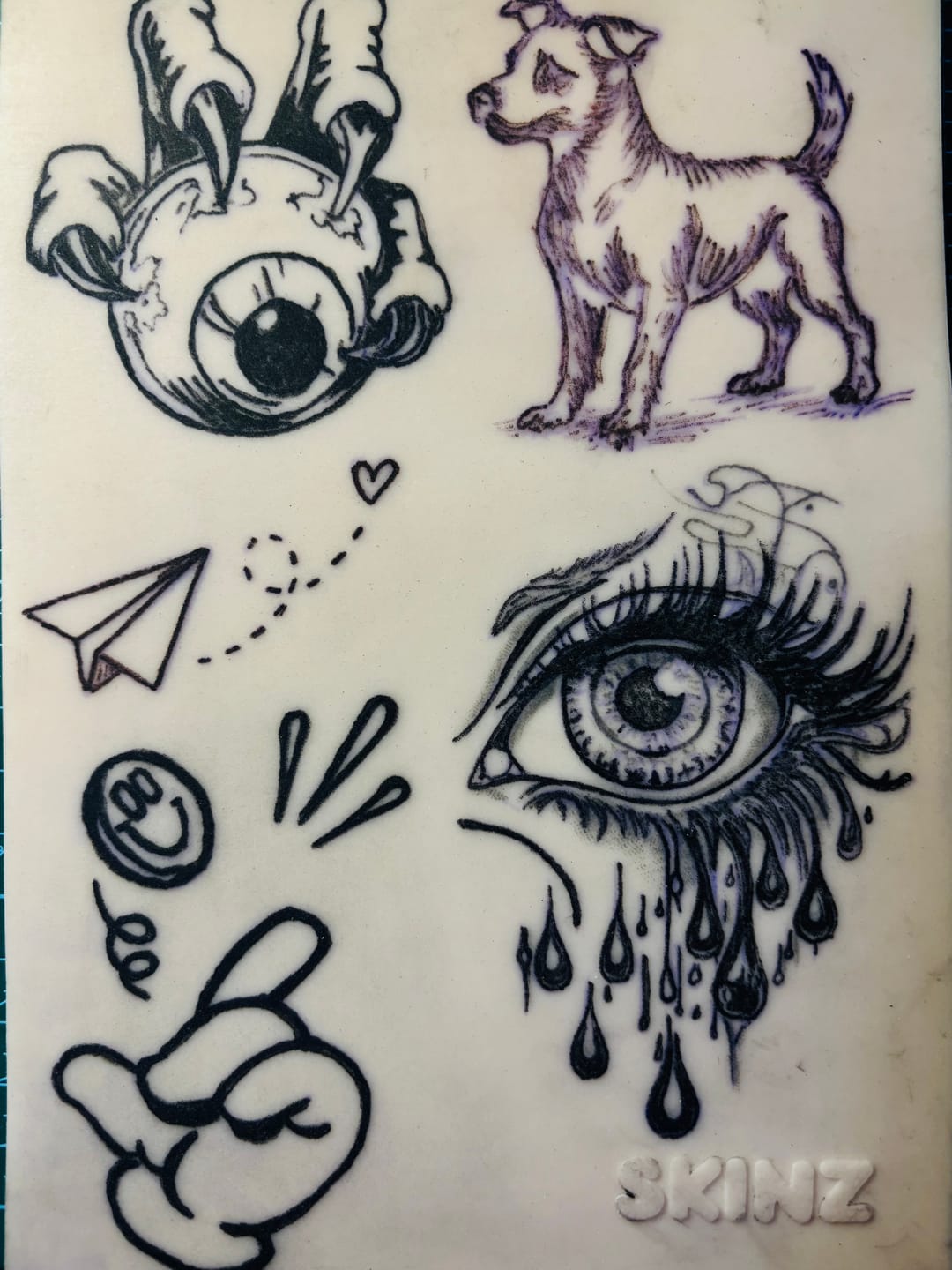 Customer photo review of Tattoo Practice Skin | Size Small A5 | Pack of 5