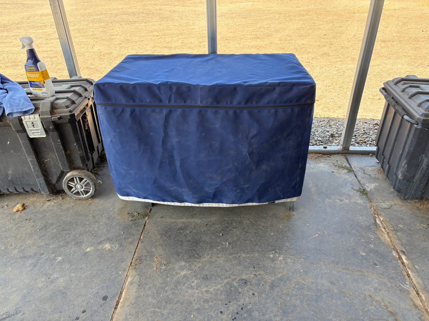 Customer photo review of Custom Tack Trunk Cover - For Any Standard Size Trunk
