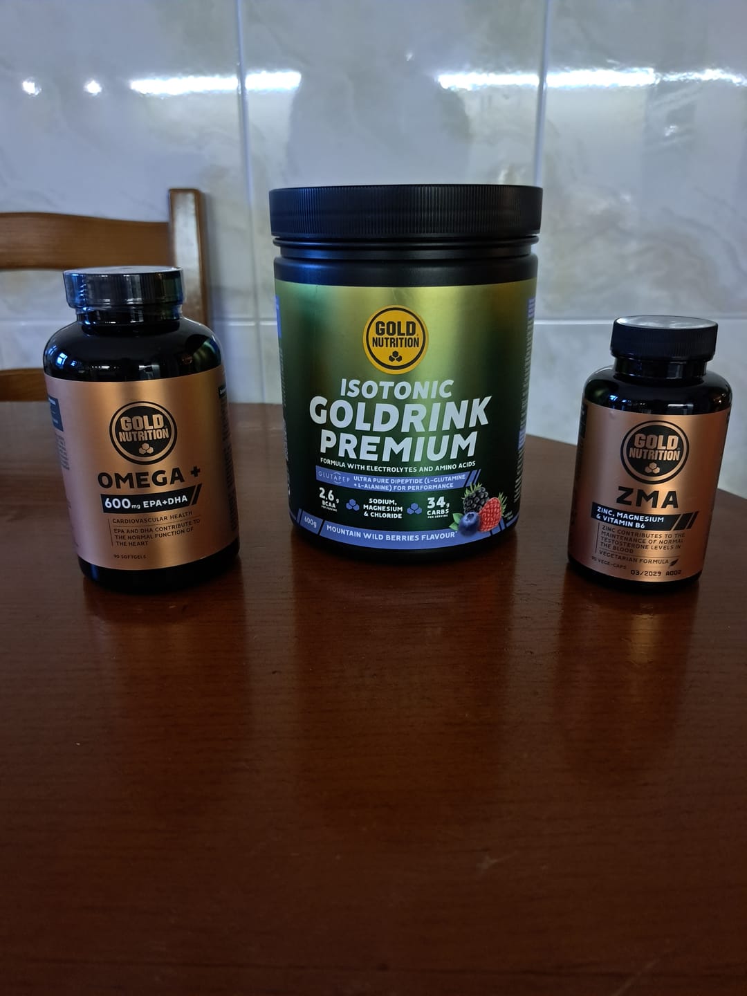 Customer photo review of Goldrink Premium