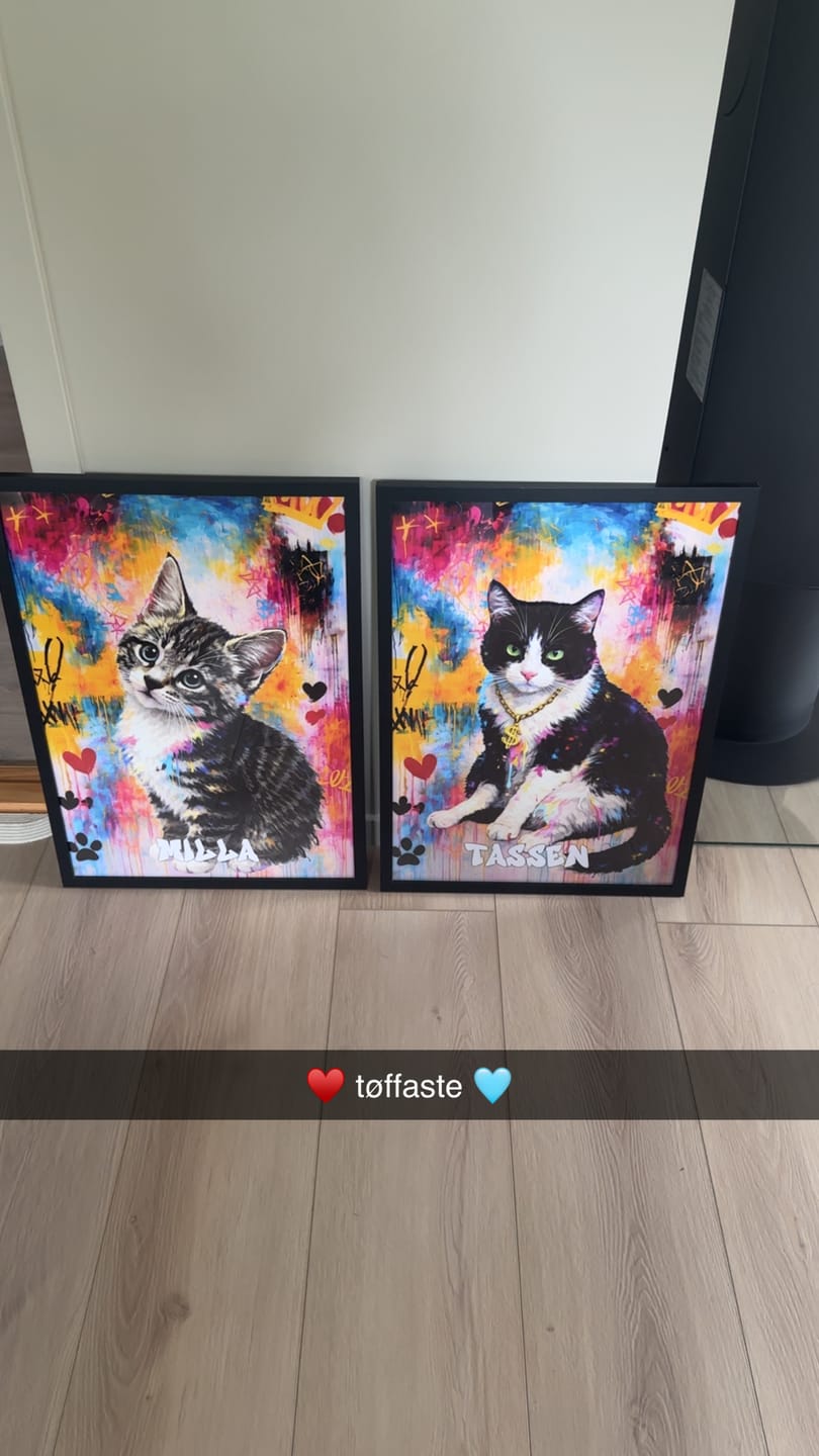 Customer photo review of Personalised Poster - Graffiti