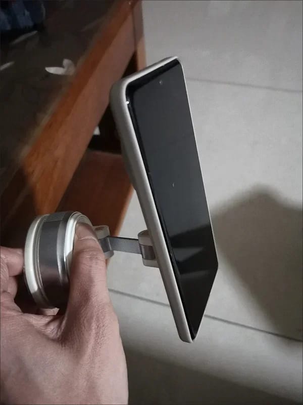 Customer photo review of Magnetic Phone Holder Foldable Design 360°