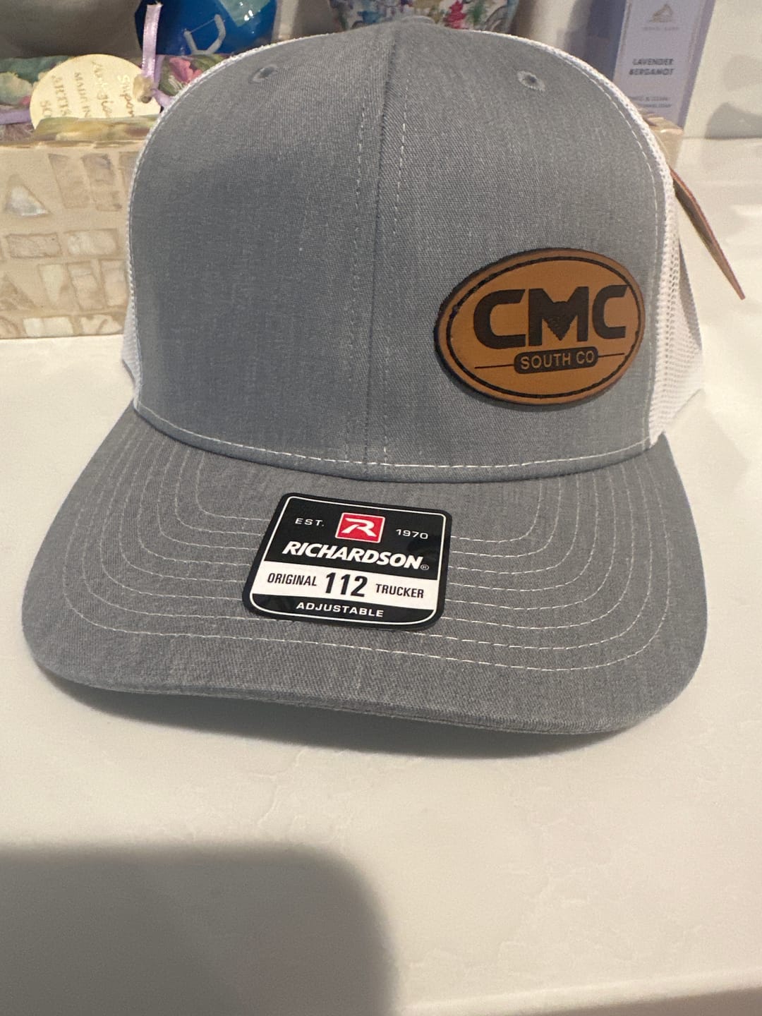 Customer photo review of Richardson 112 Custom Leather Patch Hats