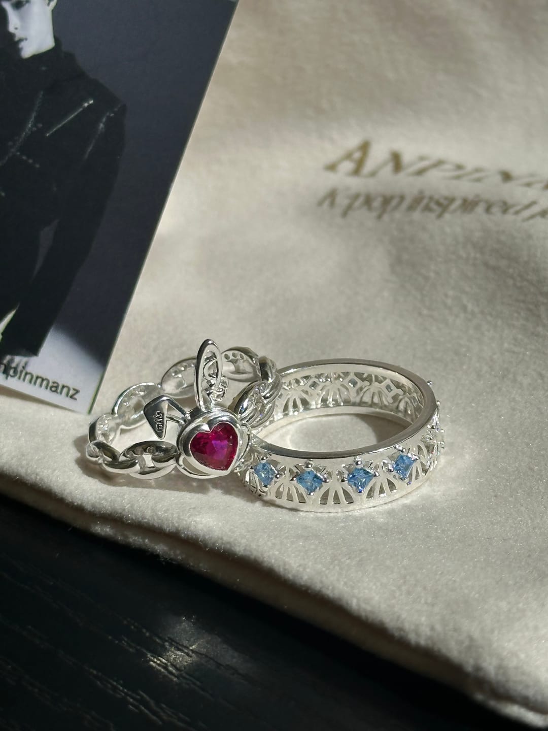 Customer photo review of PREORDER: Ateez Its You/Mito rings