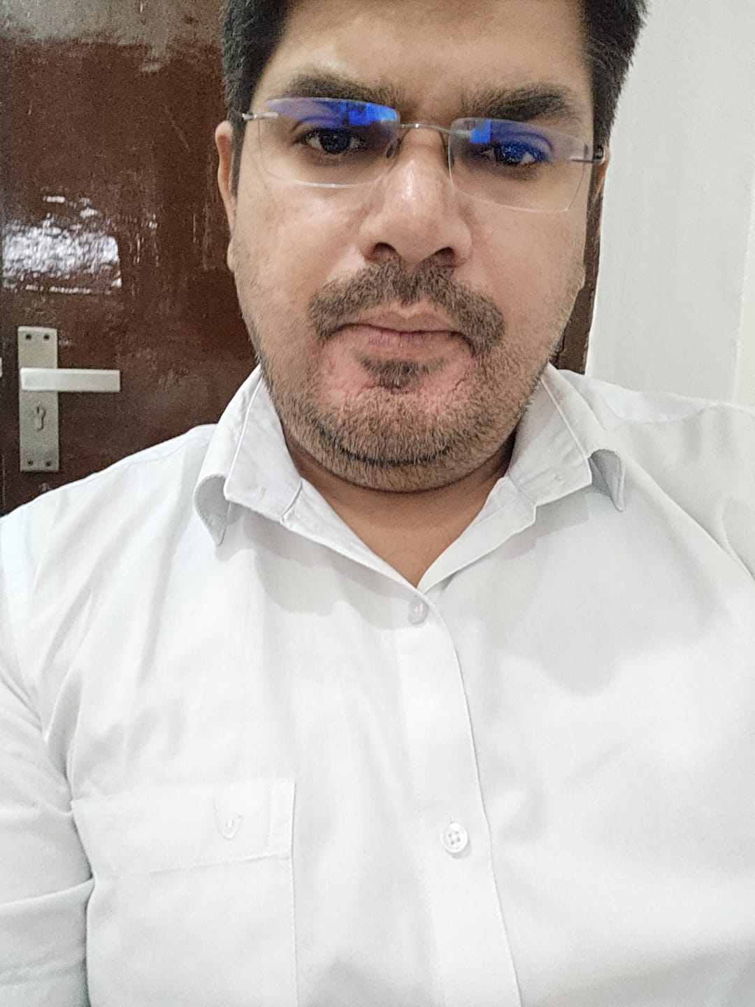 Customer photo review of Double Delight White Shirts - 2 Pcs Combo Pack