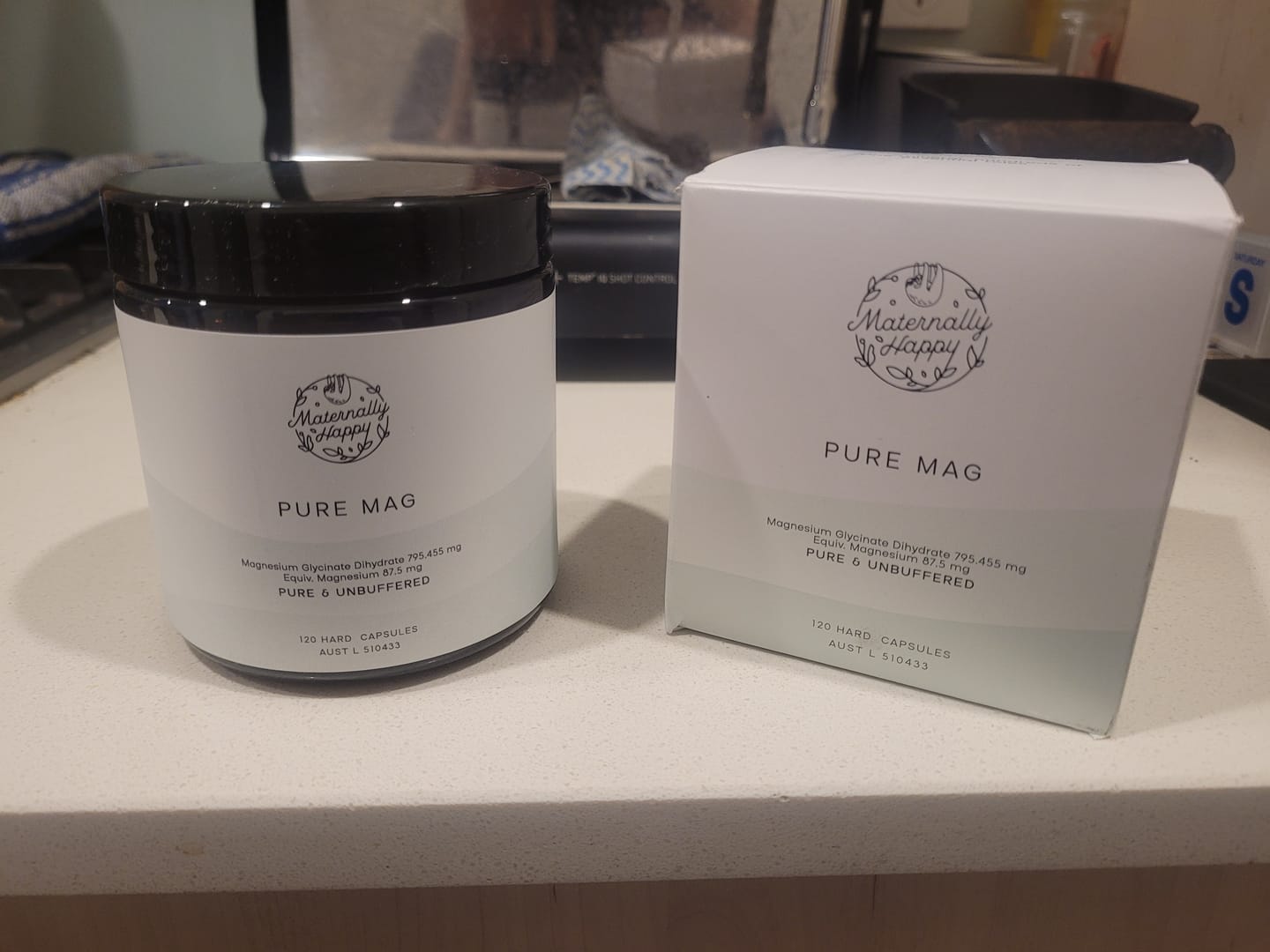 Customer photo review of Pure Mag | Unbuffered Magnesium Glycinate