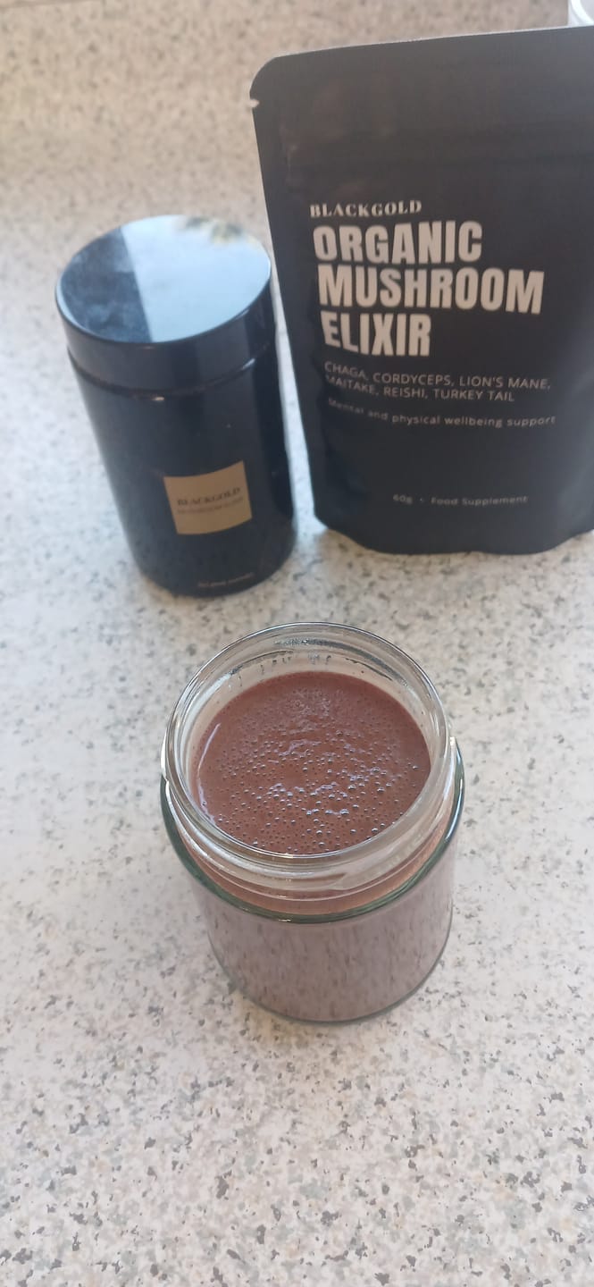Customer photo review of Organic Mushroom Elixir Extract - Single Bag